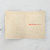 Kaktus Weihnachtsbaum Karte (Innenseite)