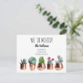 Kaktus Wir haben die neue Ankündigung über Zuhause (Stehend Vorderseite)