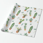 Kaktus Wrapping Paper Geschenkpapier (Ungerollt)