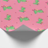 Kaktus Wrapping Paper Geschenkpapier (Ecke)
