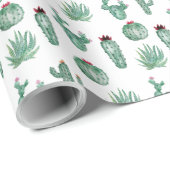 Kaktus Wrapping Paper Geschenkpapier (Rolleneckpunkt)
