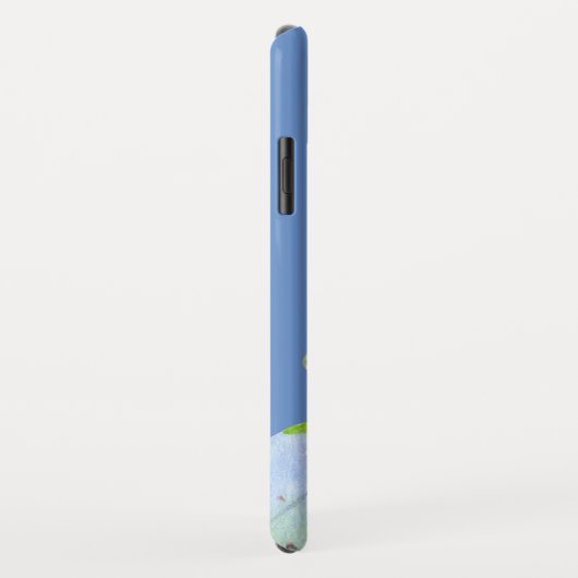 Kaktus Wüste Blume Aquarell lila Peach Case-Mate iPhone Hülle (Hinten/Rechts)