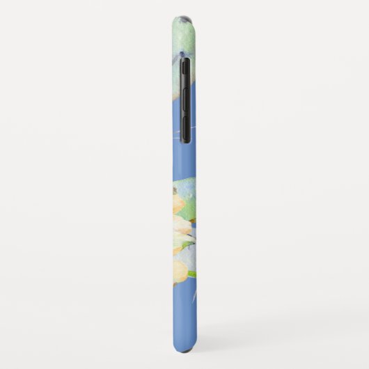 Kaktus Wüste Blume Aquarell lila Peach Case-Mate iPhone Hülle (Hinten/Links)