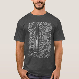 Kaktus Wüsten Design T-Shirt