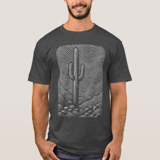 Kaktus Wüsten Design T-Shirt