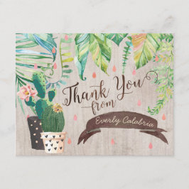 Kaktus-Wüsten-Dusche danken Ihnen Karten