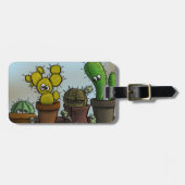 Kaktus-Zeichen Gepäckanhänger (Vorderseite horizontal)