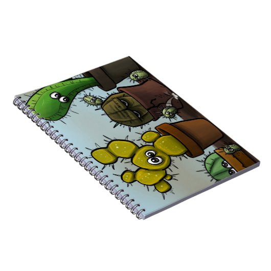 Kaktus-Zeichen Notizblock (Rechte Seite)