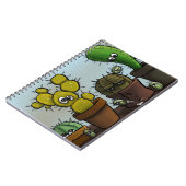 Kaktus-Zeichen Notizblock (Linke Seite)