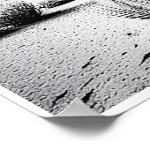 Kaktus zeigen - Kunstdrucken Poster (Ecke)