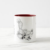 Kaktus Zweifarbige Tasse (Mittel)