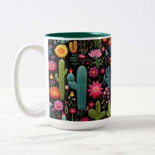 Kaktusblüte Zweifarbige Tasse