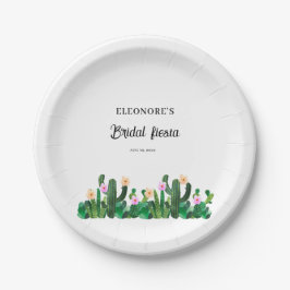 Kaktusblüten  Braut-Fest Pappteller