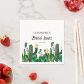 Kaktusblüten Braut-Fest Serviette (Beispiel)