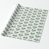 Kaktusblüten Braut-Fiesta Geschenkpapier (Ungerollt)