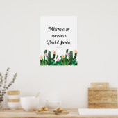 Kaktusblüten Braut-Fiesta Poster (Küche)