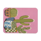 Kaktusblüten Rosa Magnet (Horizontal)