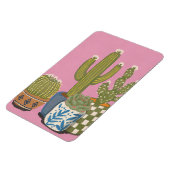 Kaktusblüten Rosa Magnet (Linke Seite)