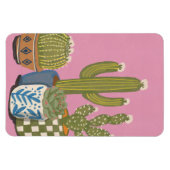 Kaktusblüten Rosa Magnet (Horizontal)