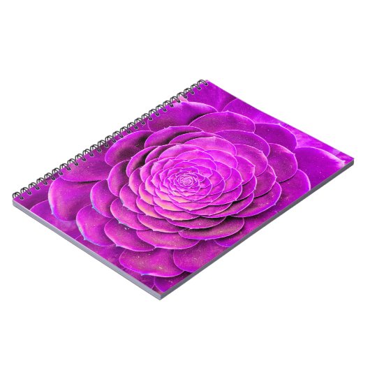 Kaktusblütendesign Notizblock (Linke Seite)