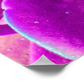 Kaktusblütendesign Poster (Ecke)