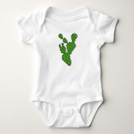 Kaktusbodysuit oder -T - Shirt, Baby oder Kind Strampler (Vorderseite)