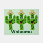 Kaktusdesign Fußmatte (Vorderseite)