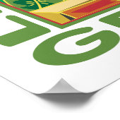 Kaktusdesign Poster (Ecke)