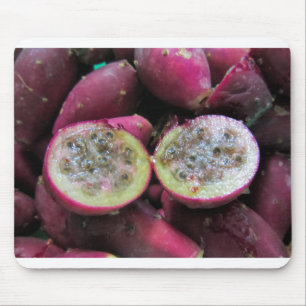 Kaktusfeige-Kaktus-Frucht und Samen Mousepad