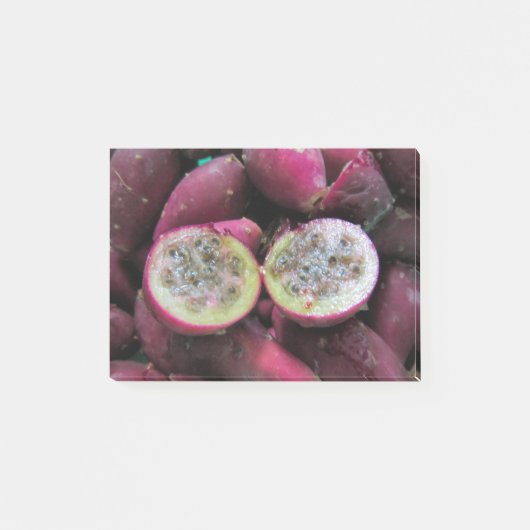 Kaktusfeige-Kaktus-Frucht und Samen Post-it Klebezettel (Vorderseite)