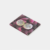 Kaktusfeige-Kaktus-Frucht und Samen Post-it Klebezettel (angewinkelt)