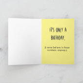 Kaktusfeige-Kaktus-Geburtstag Karte (Innenseite)