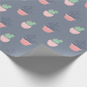 Kaktusgarten Geschenkpapier (Ecke)