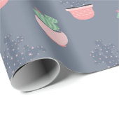 Kaktusgarten Geschenkpapier (Rolleneckpunkt)