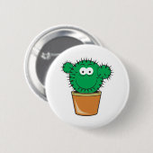 Kaktusgesicht Button (Vorne & Hinten)