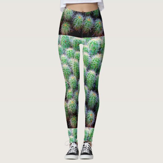 Kaktusgrün Leggings (Vorderseite)