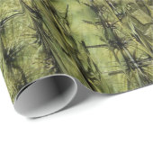 Kaktusgrünes Geschenkpapier (Rolleneckpunkt)