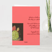 Kaktuskarte Karte (Rückseite)