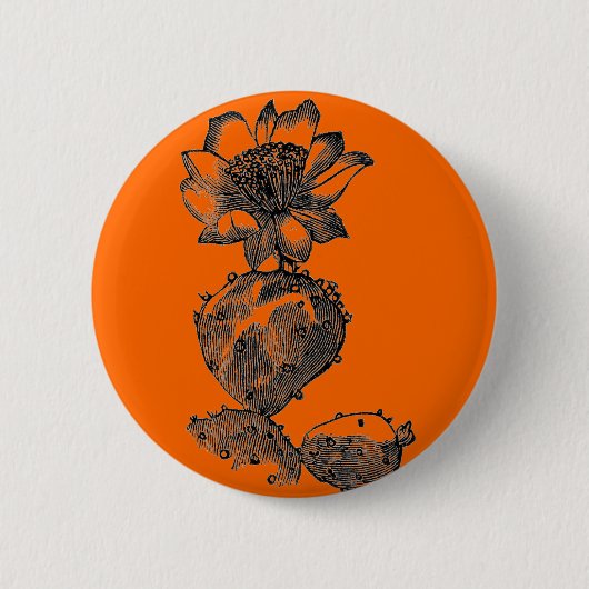 Kaktusknopf Button (Vorderseite)