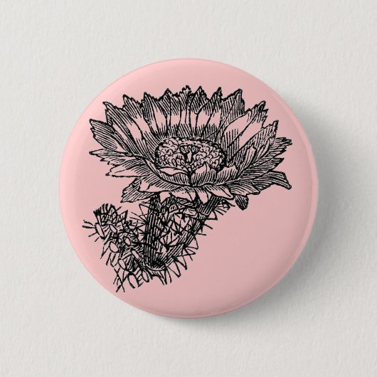 Kaktusknopf Button (Vorderseite)