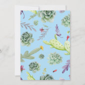 Kaktusmuster 10 dankeskarte (Vorderseite)