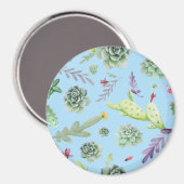 Kaktusmuster 10 magnet (Vorderseite/Rückseite)