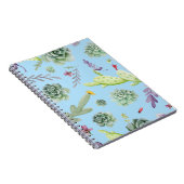 Kaktusmuster 10 notizblock (Rechte Seite)