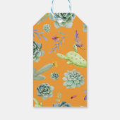 Kaktusmuster 11 geschenkanhänger (Rückseite)