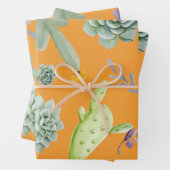 Kaktusmuster 11 geschenkpapier set (Beispiel)