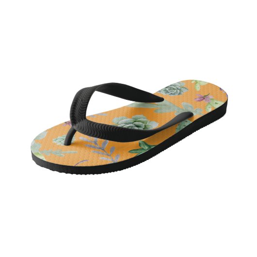 Kaktusmuster 11 kinderbadesandalen (Schrägansicht)