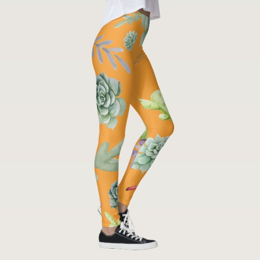 Kaktusmuster 11 leggings (Rechts)