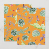 Kaktusmuster 11 postkarte (Vorne/Hinten)