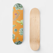 Kaktusmuster 11 skateboard (Vorderseite)
