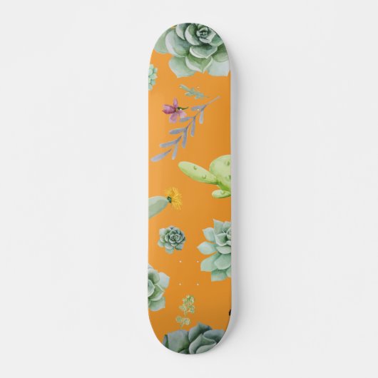 Kaktusmuster 11 skateboard (Vorne)
